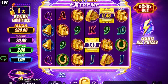 Fitur Bonus Slot Gold Blitz Extreme