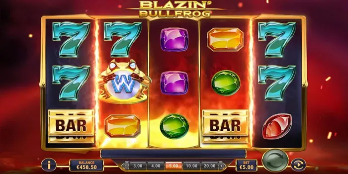 Fitur-Inovatif-Slot-Blazin'-Bullfrog